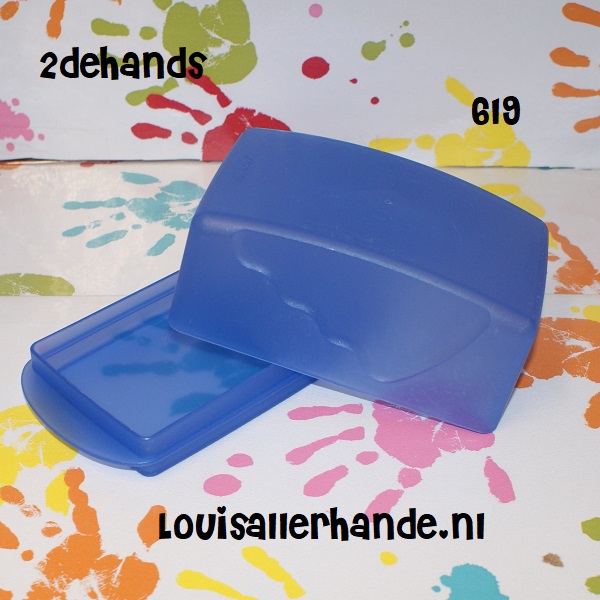 tijger dun Uittreksel Tupperware 2dehands trendy botervloot blauw (619) - Louis Allerhande