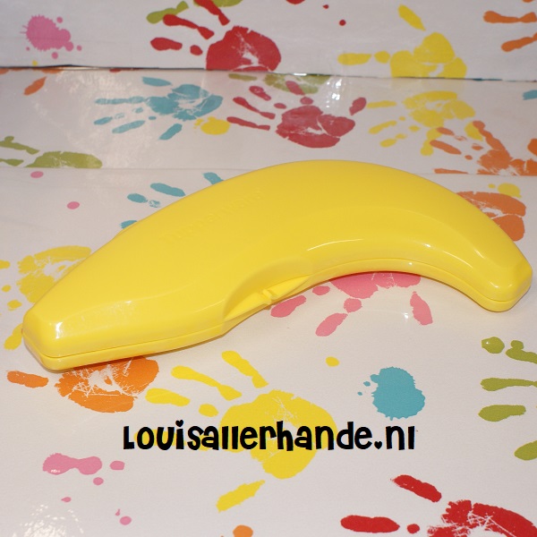 Tupperware banana joe ( banaan clipdoos ) geel - Louis Allerhande